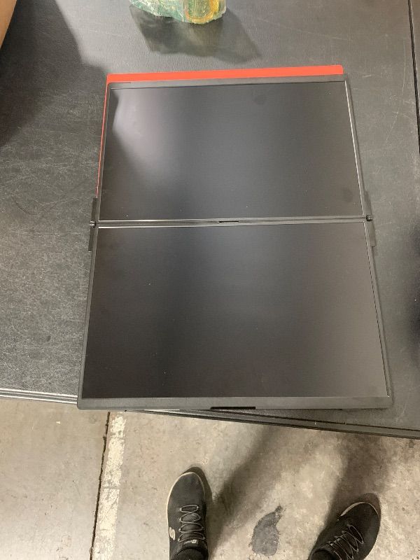 Photo 1 of POSSIBLE JSAUX FlipGo Pro 16" Dual Portable Monitors, 2.5K Triple Laptop Screen Extender, Portable IPS Dual-Screen Monitor for Laptop[Windows/Linux/MacOS] Magnetic Design/DisplayLink/One Cable to Dual/HiDPI