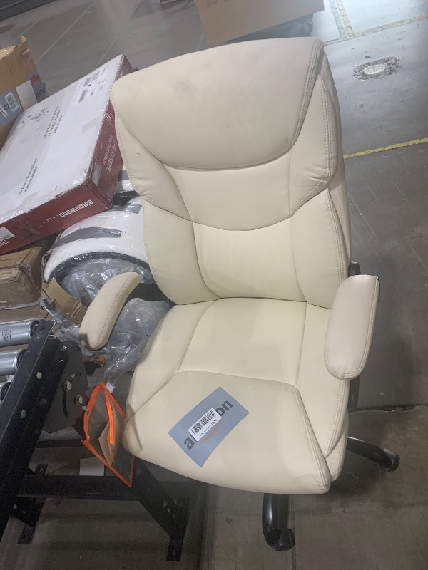Photo 1 of Elevon Computer Gaming Chair, Ergonomic Office Chair Heavy Duty Task Desk Chair with Flip-up Arms, PU Leather, Adjustable Swivel Rolling Chair with Wheels