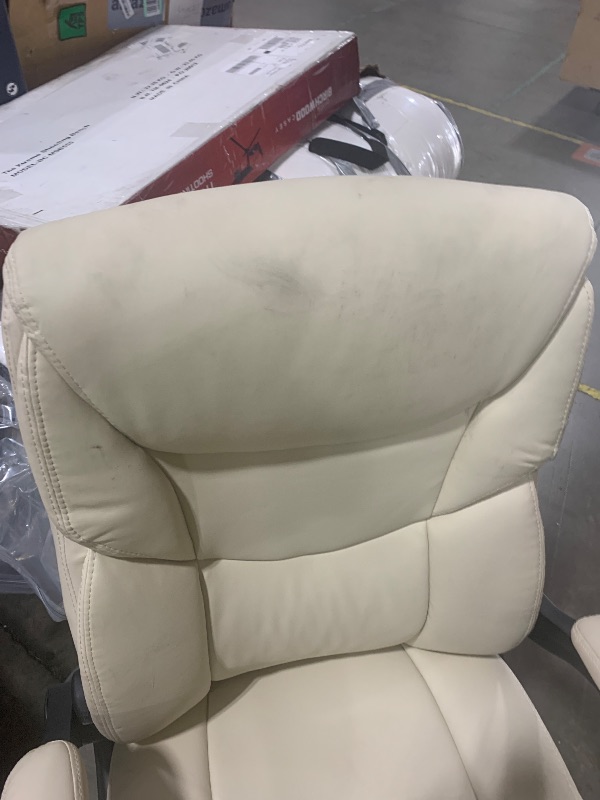 Photo 1 of Elevon Computer Gaming Chair, Ergonomic Office Chair Heavy Duty Task Desk Chair with Flip-up Arms, PU Leather, Adjustable Swivel Rolling Chair with Wheels