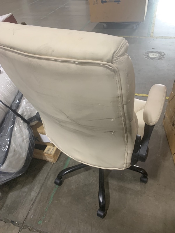 Photo 1 of Elevon Computer Gaming Chair, Ergonomic Office Chair Heavy Duty Task Desk Chair with Flip-up Arms, PU Leather, Adjustable Swivel Rolling Chair with Wheels