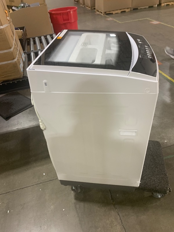 Photo 1 of BLACK+DECKER 3.0 Cu. Ft. Portable Washer, 26.5 lb. Capacity Washing Machine, 6 Cycles, Quick Connect Sink Adapter and Drain Hose Included, Transparent Lid & LED Display, BPW30MW, White