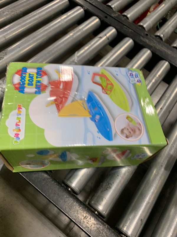 Photo 1 of Toy Boats, 3 PCS Boat Bath Toy Toddler Pool Toys, Toy Boats for Water Play Plastic Toy Boats for Toddlers 1-3
