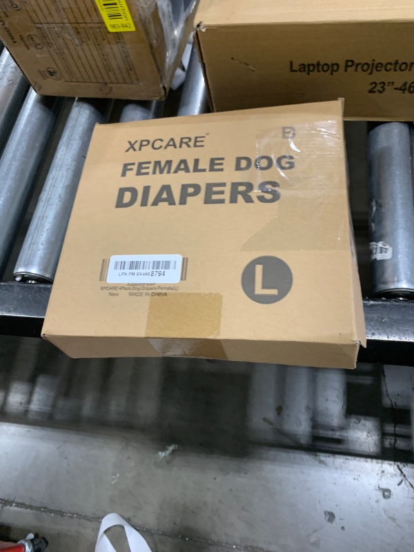 Photo 1 of XPCARE Dog Diapers Female (4 Pack) - Washable Reusable Female Dog Diapers - Highly Absorbent Puppy Diapers for Dogs in Heat, Incontinence, or Excitable Urination?Large?