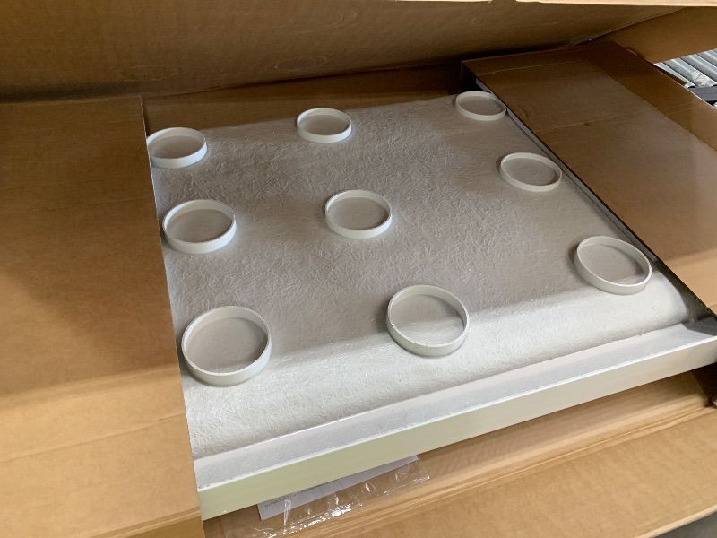Photo 1 of DreamLine SlimLine 32 in. D x 60 in. W x 2 3/4 in. H Left Drain Single Threshold Shower Base in White, DLT-1132601