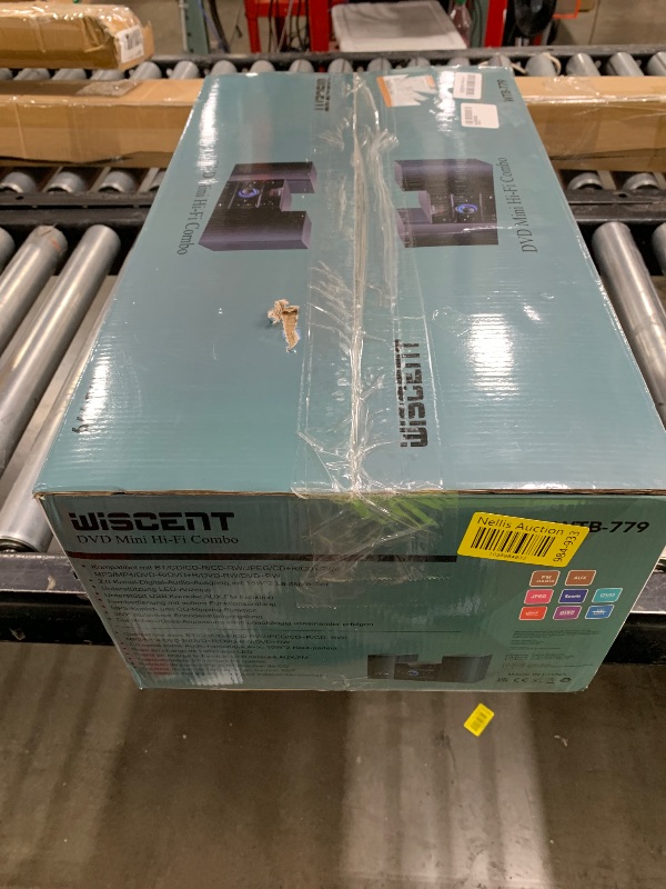 Photo 1 of Hi-Fi System, Stereo Shelf System for Home with Bluetooth, CD Player,FM Radio,USB, MP3, Aux-in, 30W, Compact Stereo Shelf System