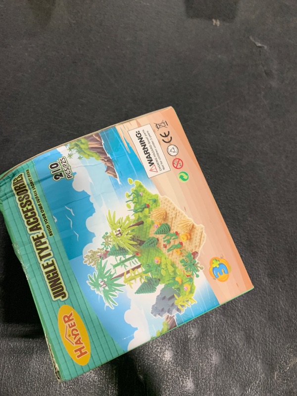 Photo 1 of Hayder Jungle Trees Plants Building Blocks with Baseplates, Botanical Parts Leaf Flower Forest Plants Pieces Garden Scenery Building Bricks Toys Compatible with All Major Brands