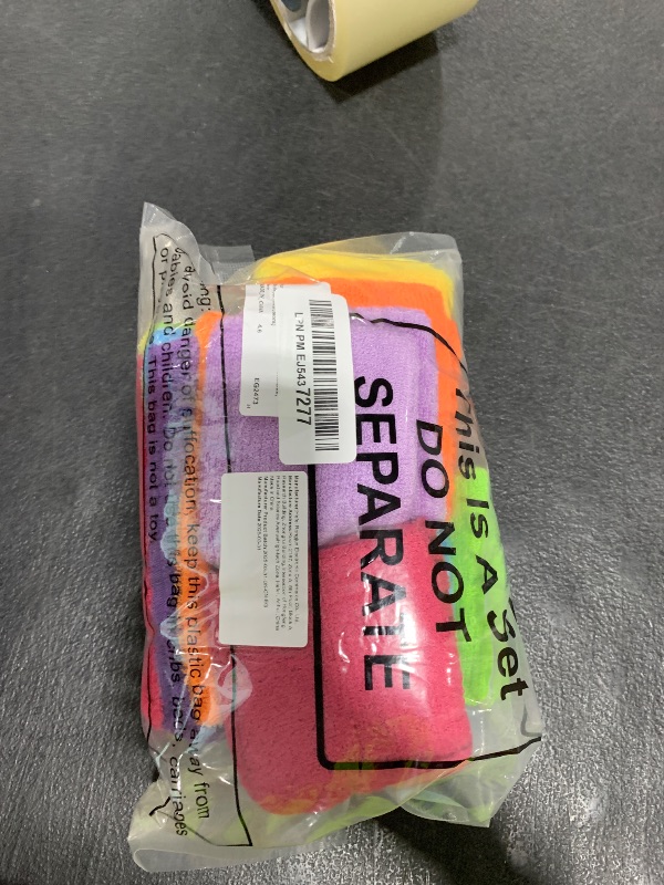Photo 1 of Hungdao 6 Set Colorful Headband Wristband Set for All - Sweat-Absorbing Head and Arm Bands for Sports, Basketball, Workout (Vivid Colors)