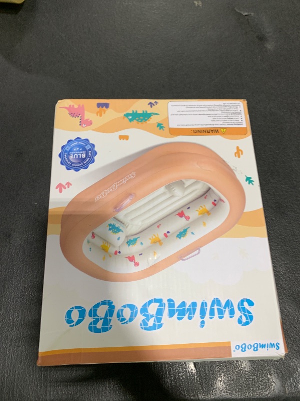 Photo 1 of Swimbobo Inflatable Baby Bathtub – Soft, Portable Baby Bath for Infants and Toddlers, Easy to Inflate, Waterproof, Ideal for Home and Travel (Basic)