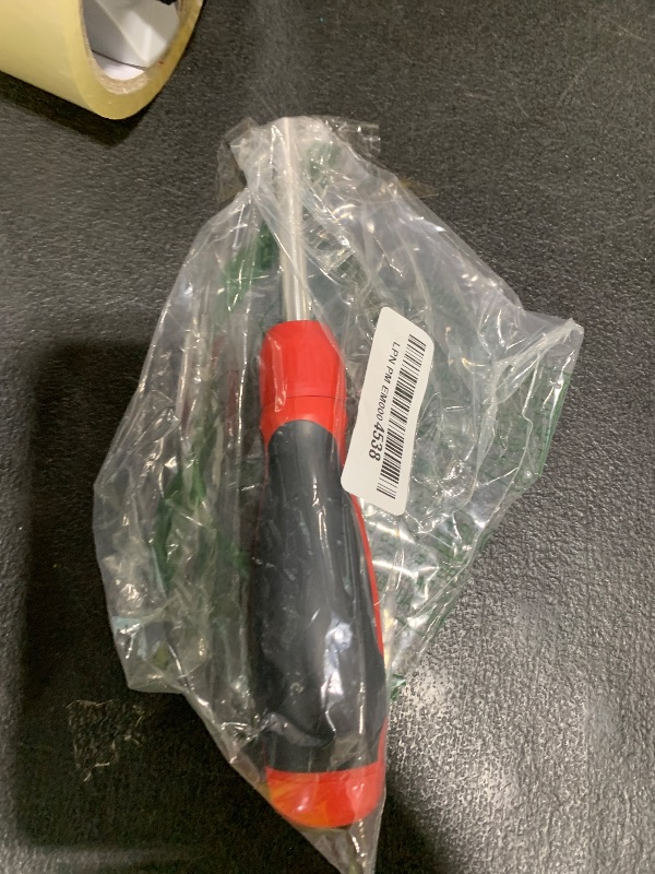 Photo 1 of Ratcheting Screwdriver - 13-in-1 Multi Bit Screw Driver w/ ¼" Hex Shaft for Phillips, Star, Flat, Square Bit - Ratchet Screwdriver w/Retractable Cartridge - Multi Screwdriver