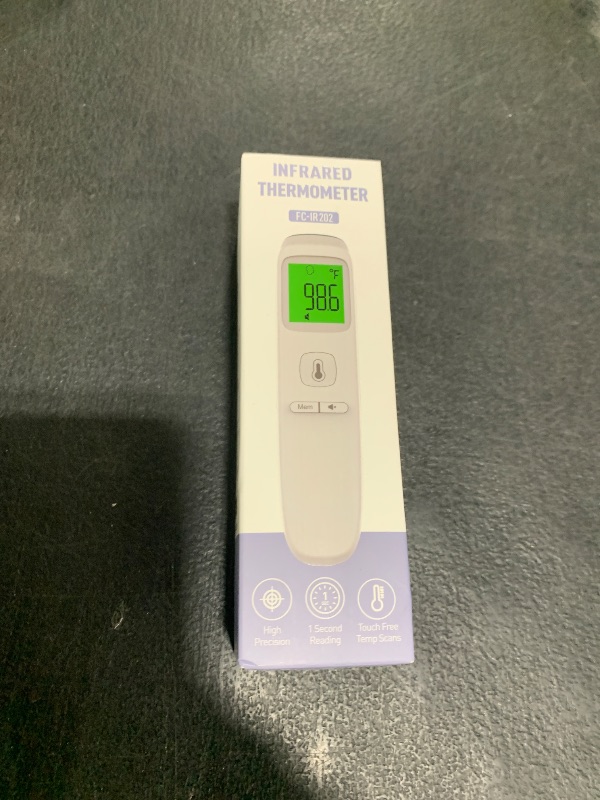 Photo 1 of No-Touch Thermometer for Adults and Kids, Accurate Digital Baby Thermometer, FSA HSA Eligible, Fever Alarm & Silent Mode, 2 in 1 Forehead & Object Mode