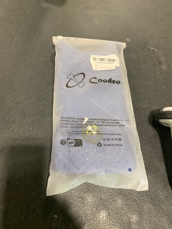 Photo 1 of COODEO Dog Socks to Prevent Licking Paws, Dog Healing Bootss & Paw Protectors with Non-Slip Bottoms to Protect Wounds, Waterproof Sleeve Dog Shoes for Licking (Blue, L)