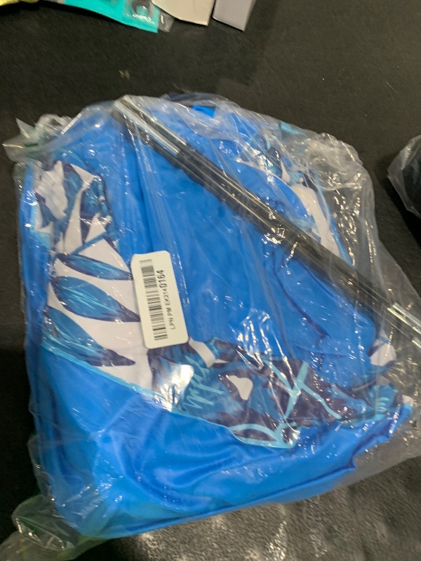 Photo 1 of Jasonwell Pool Floats with Canopy - Inflatable Pool Float Adult Lounger Floaties Raft Floating Chair for Swimming Pool Lake Water Lounge Float with Cup Holders Beach Pool Party Toys for Adults(Blue)