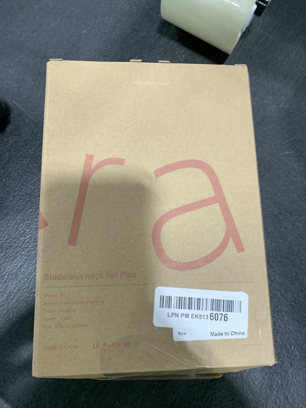 Photo 1 of FrSara Neck Fan,Personal Fans for Your Neck, Adjustable, 360° Cooling, Super Quiet, No Blade Fan Design, No Hair Twisting, Even Air Volume On Both Sides, Non-Slip, Short Charging, Long Use Time