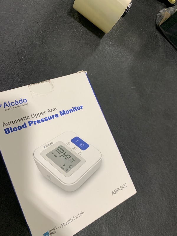 Photo 1 of Alcedo Blood Pressure Monitor for Home Use, Automatic Upper Arm BP Machine with Large Cuff 8.7" -16.5", 2X 120 Memory, FSA/HSA Eligible