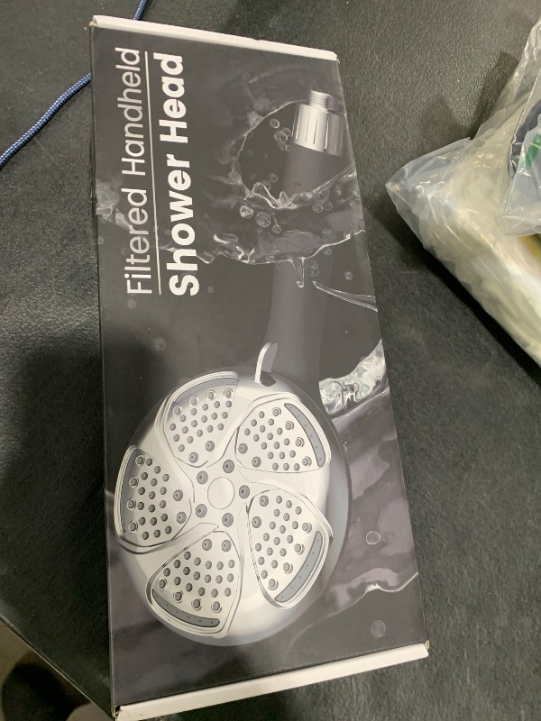 Photo 1 of FEELSO Filtered Shower Head with Handheld, High Pressure 7-Spray Showerhead with Filters for Hard Water - Remove Chlorine, Reduce Dry Itchy Skin, Anti-clog Nozzles, Power Wash to Clean Tub, Tile & Pet
