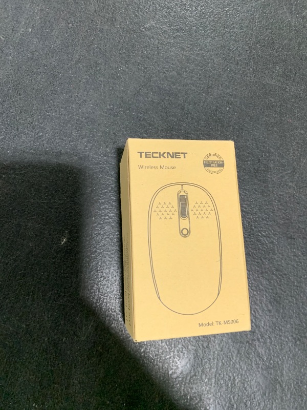 Photo 1 of TECKNET Wireless Mouse for Laptop, 2.4G Quiet Computer Mouse with USB Receiver, 4 Buttons Portable Cordless Mice for Chromebook, Laptop, PC, Mac, 800/1200/1600 DPI - Mint Green