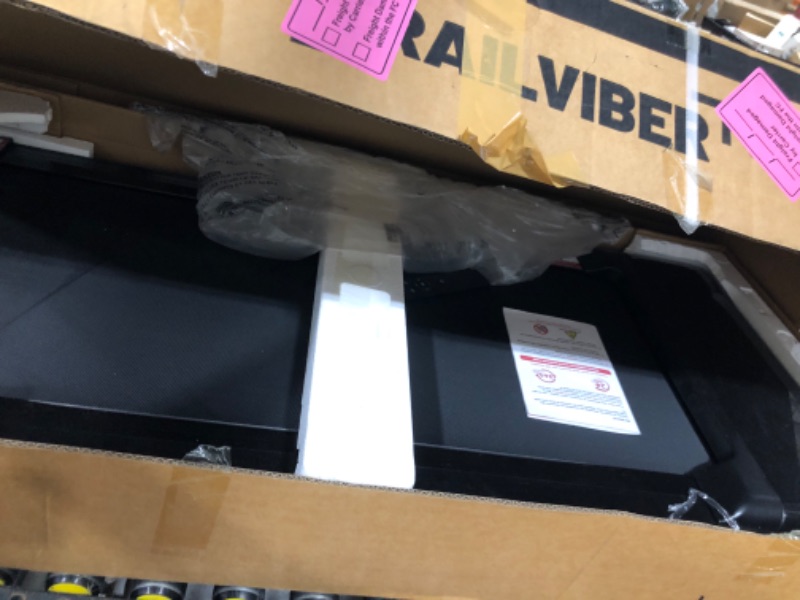 Photo 1 of TRAILVIBER Walking Pad Treadmill with 12% 9-Level Auto Incline, 450 lbs Capacity and RGB LED Screen Under Desk Treadmill with Auto Incline and Hiking Mode, Compact Treadmills for Home Small/Office