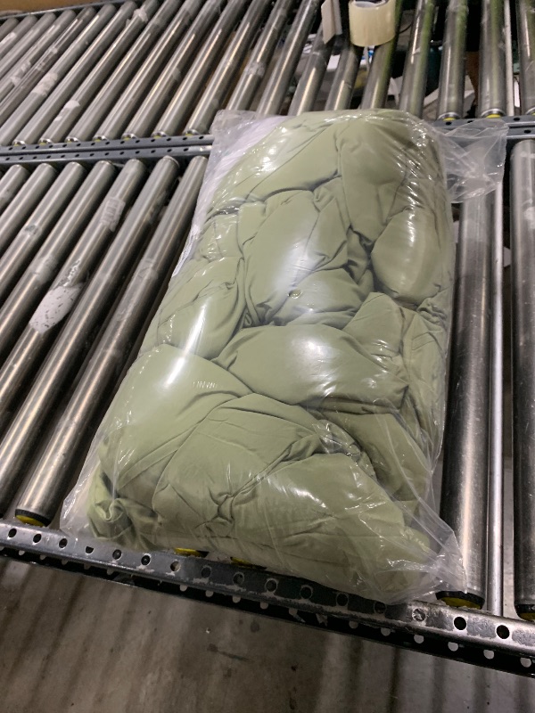Photo 1 of Cosybay Down Alternative Comforter (Sage Green, Queen) - All Season Soft Quilted Queen Size Bed Comforter, 88x92inches