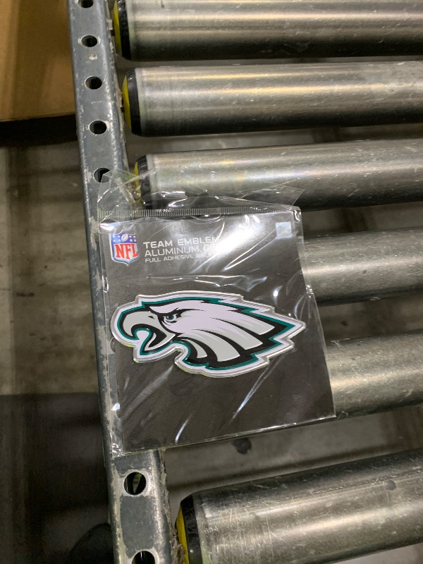 Photo 1 of FANMATS 60467 - NFL - Philadelphia Eagles Embossed Color Emblem | Eagle Head Primary Logo