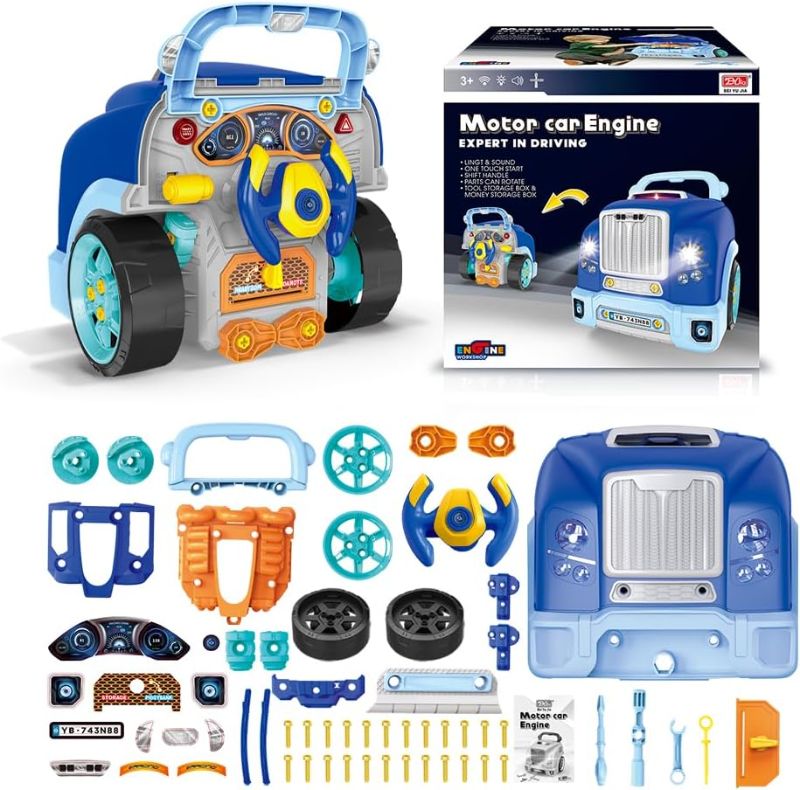 Photo 1 of Interactive Truck Engine Toy with Removable Parts