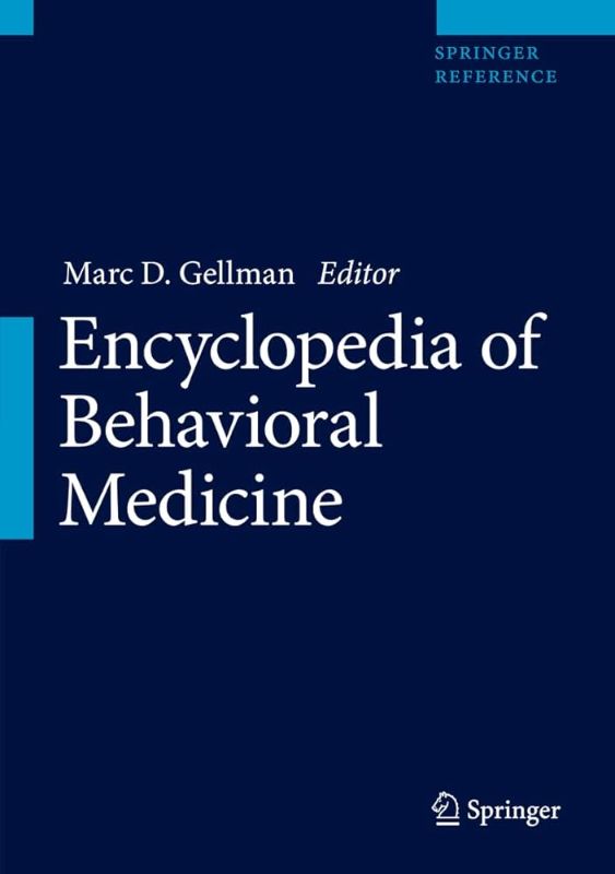 Photo 1 of Encyclopedia of Behavioral Medicine