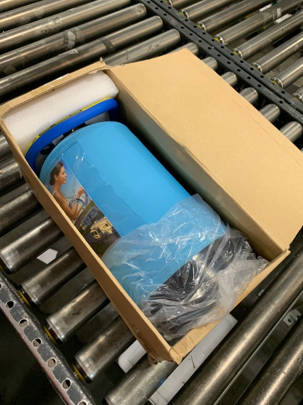 Photo 1 of H&G lifestyles Portable Water Softener for RV with Water Hose,5A Food-Grade 3/4" Brass Fittings 2600 Gallons Softens Hard Water Filtration System for Trailers Boats Mobile Car Washing