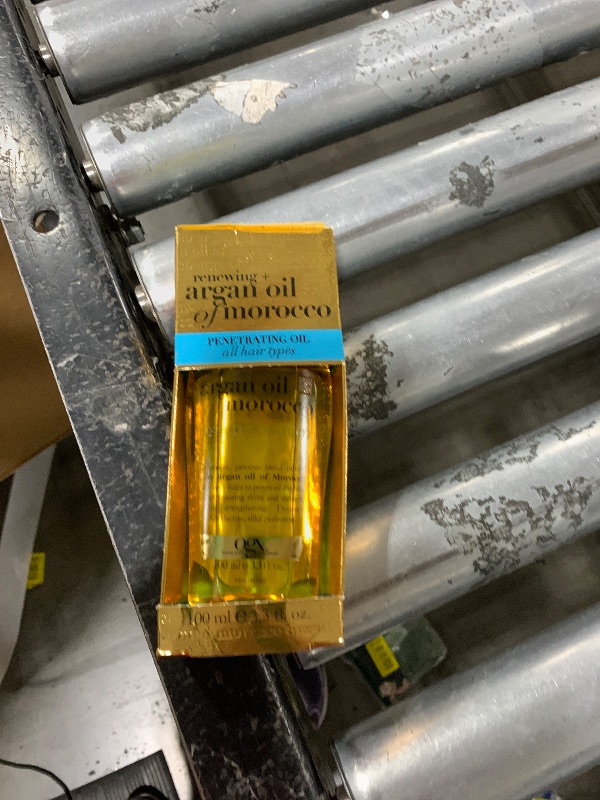 Photo 1 of OGX Renewing + Argan Oil of Morocco Penetrating Hair Oil, 24 Hour Frizz Control Argan Oil Treatment for All Hair Types Repairs Split Ends & Boosts Shine, Paraben-Free Formula, 3.3 fl. oz