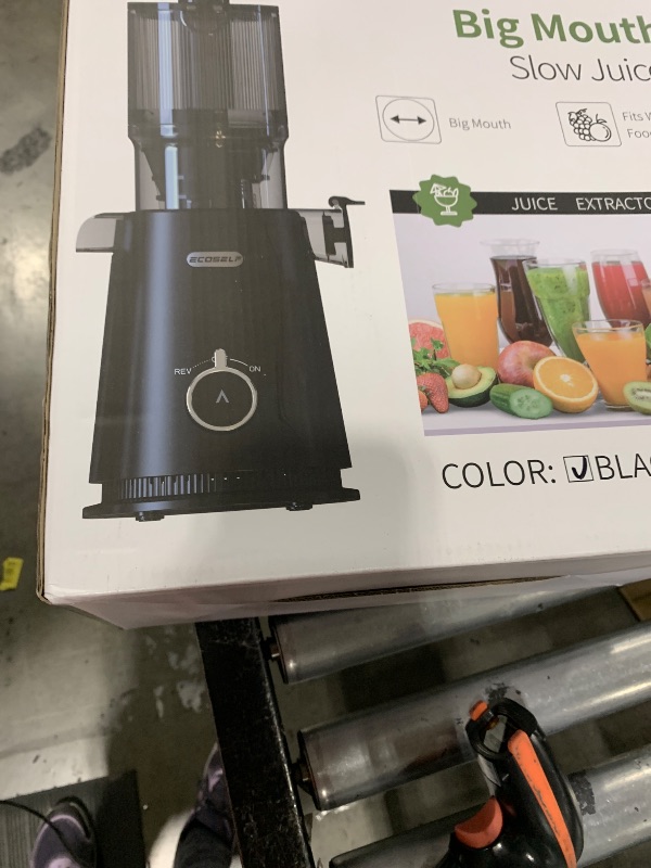 Photo 1 of Juicer Machines, ECOSELF 4.35" Large Feed Chute for Family Needs, Professional Cold Press Juicer For Whole Fruits & Vegetables, Self Feeding Effortless for Batch Juicing, Easy to Clean