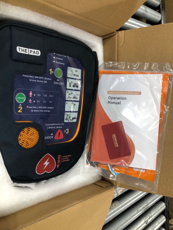 Photo 1 of AED Defibrillator Portable Automatic External Defibrillator Emergency Device Suitable for Home Use in Gyms, Subways, and Companies