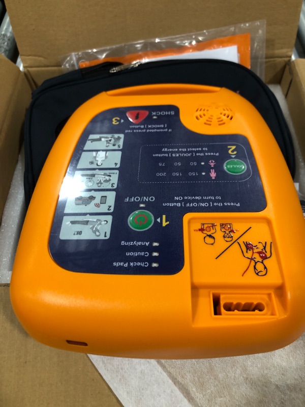 Photo 1 of AED Defibrillator Portable Automatic External Defibrillator Emergency Device Suitable for Home Use in Gyms, Subways, and Companies