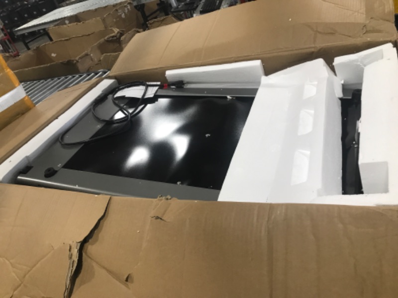 Photo 1 of EGOFIT: Walker Pro M1 - Cool Grey - Under Desk Walking Pad Treadmill, 5% Incline, LCD Display, Remote Control, Home & Office, 220lb Cap, 0.6-3.1mph