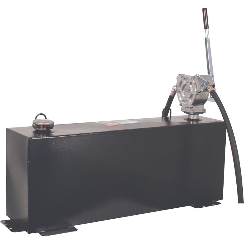 Photo 1 of Better Built Steel Diesel Fuel Transfer Tank With GPI Fuel Transfer Hand Pump WHITE