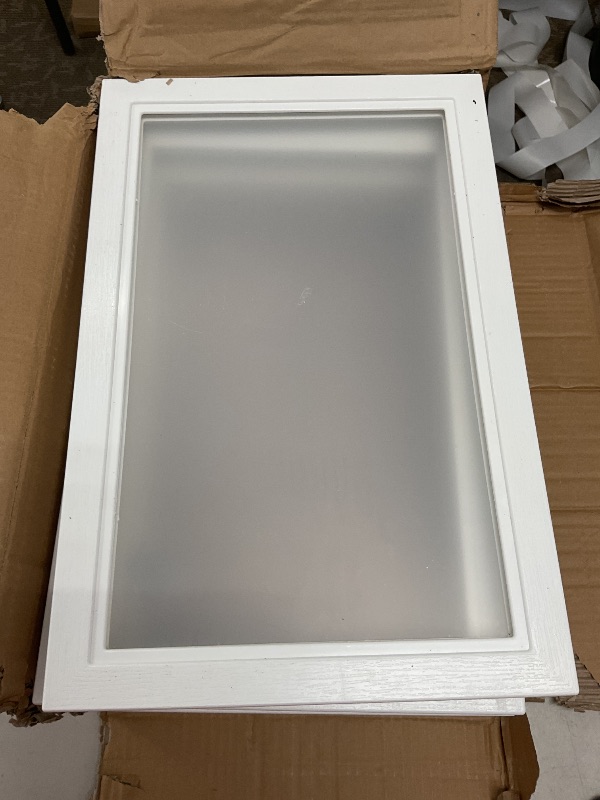Photo 1 of Shed windows platic set of 4 white 