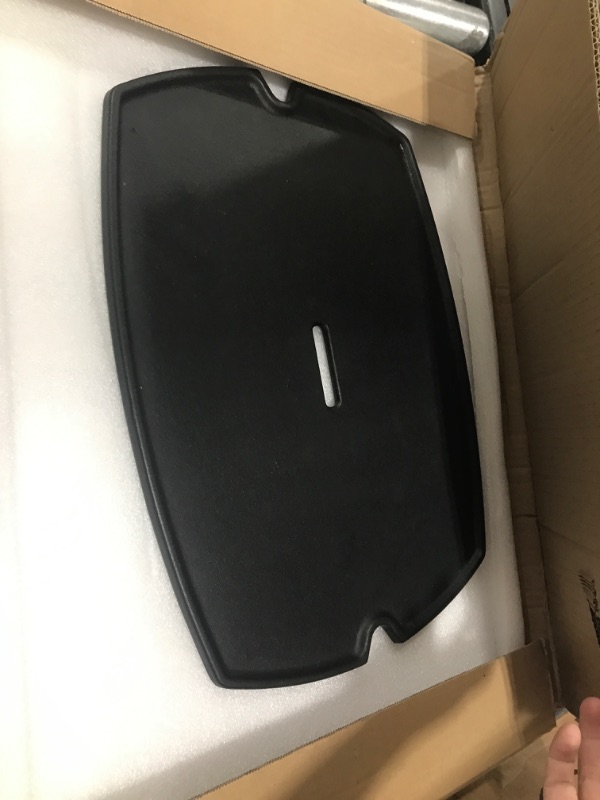 Photo 1 of Blacklock Triple Seasoned Cast Iron Double Burner Griddle