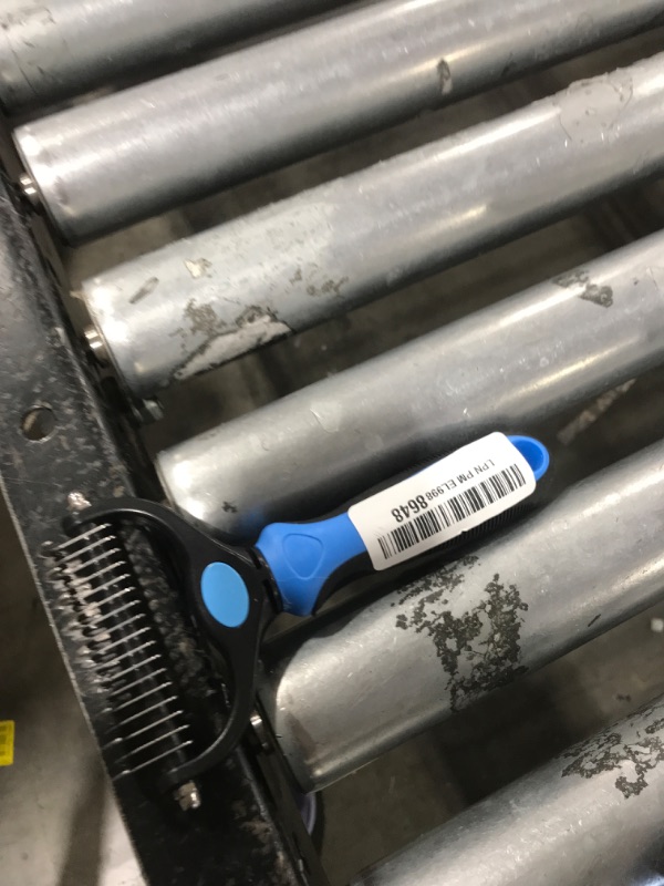 Photo 1 of Freshly Bailey Dematting and Deshedding Comb for Dogs and Cats Grooming Tool - Mat Remover - Safe Detangler for Matted Fur Hair - Double Sided Undercoat Deshedder Brush