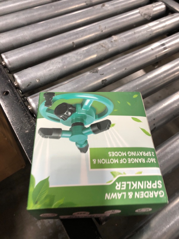 Photo 1 of Sprinklers for Yard, Water Sprinkler for Lawn, 360 Degree Rotating Lawn Sprinkler for Yard Large Area, Yard Sprinklers for Kids, Pets Playing