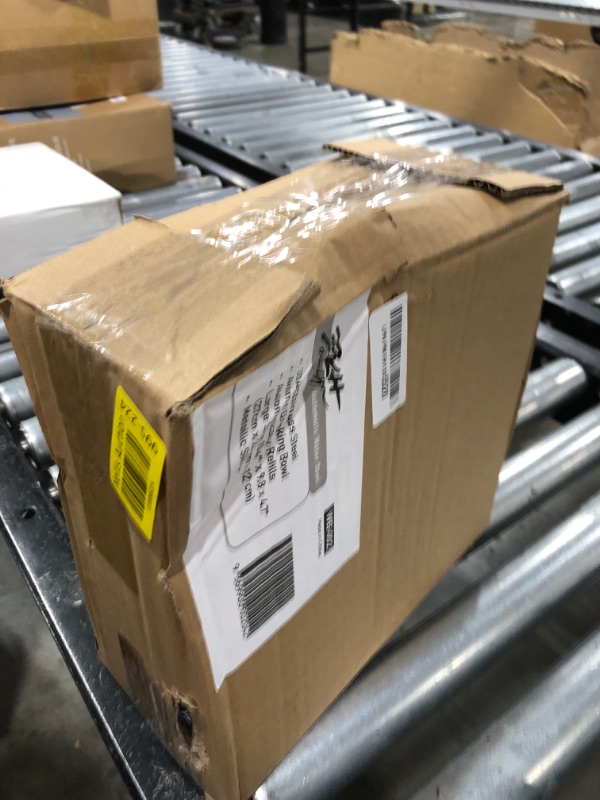 Photo 1 of Animal Water Dispenser - 304 Stainless Steel Automatic Water Dispenser for Dogs & Animals, 10.6"x9.8"x4.7", Auto-Refill, Leakproof Drain Plug, Extra Float, 100cm Hose