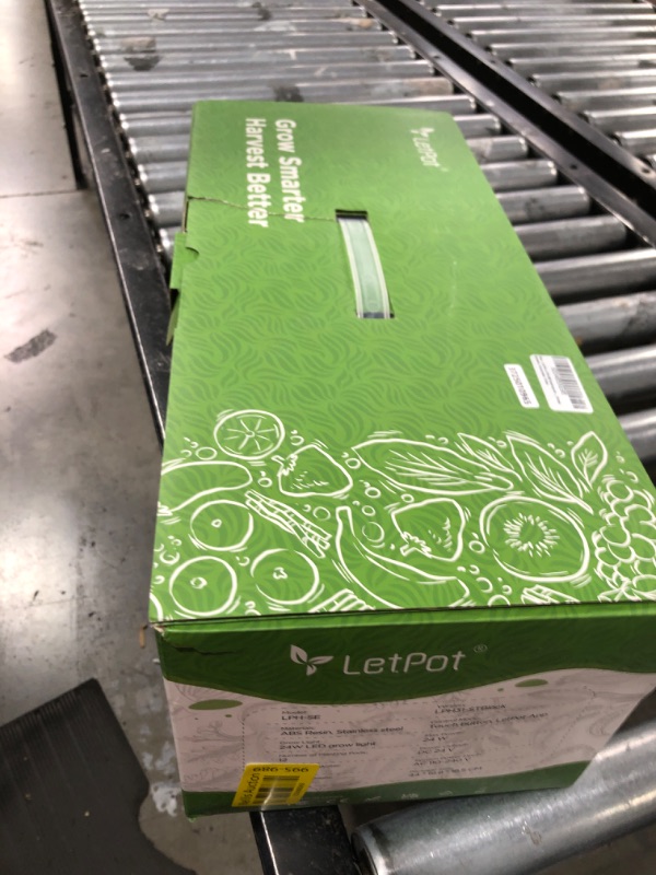 Photo 1 of LetPot LPH-SE Hydroponics Growing System, 12 Pods Smart Herb Garden Kit Indoor, Indoor Garden, APP & WiFi Controlled, with 24W Growing LED, 5.5L Water Tank, Pump System, Automatic Timer