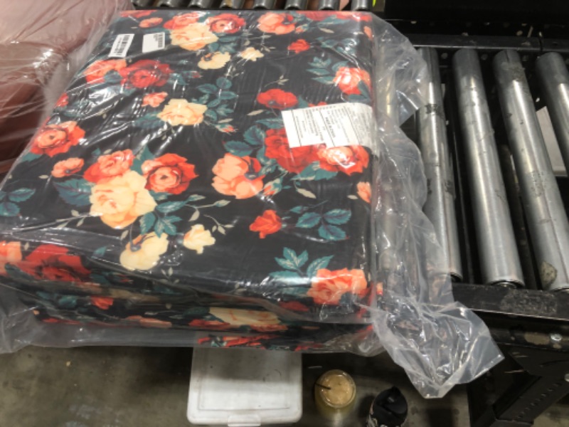 Photo 1 of downluxe Outdoor Chair Cushions Set of 2 for Patio Furniture, Water-Resistant Square Corner Patio Chair Cushions with Ties, High Density Foam Outdoor Seat Cushion, 18.5" X 16" X 3", Elegant Rose