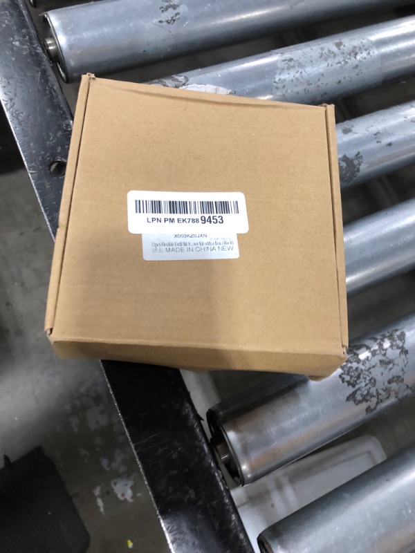 Photo 1 of 32pcs Flexible Drill Bit Extension Set, Rotatable Joint Socket 1/4 3/8 1/2 Inch Hex Socket Adapter, 105°Right Angle Drill Attachmen, Bendable Screwdriver Kit with a Box (Black)