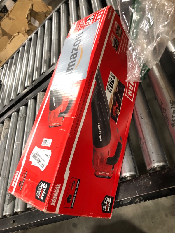 Photo 1 of Craftsman V20 Cordless Hand Vacuum, 45 CFM, 2 Stage Filtration System with Filter, Battery and Charger Included (CMCVH001C1)