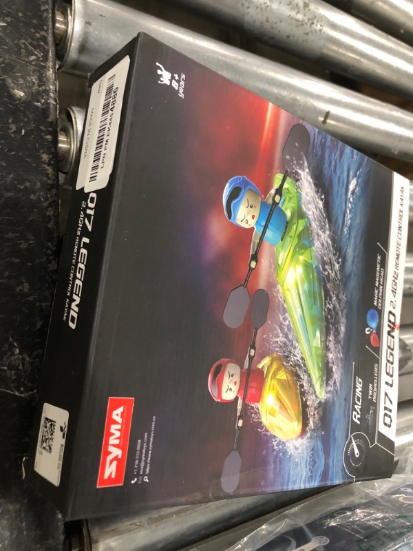 Photo 1 of SYMA 2 Pack RC Boats for Kids 8-12, Remote Control Kayaks with 3 Magnetic Balls, 40 Mins Playtime (1 Battery), LED Lights, Perfect Water Toys for Pool, Water Table and Bathtub