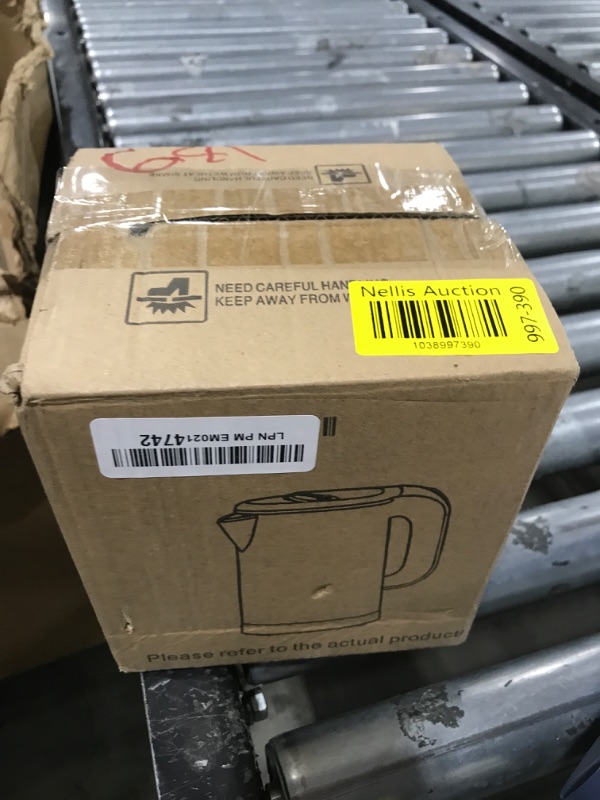 Photo 1 of 0.5L Small Portable Electric Kettles for Boiling Water, Stainless Steel Travel Kettle, Fast Boil Teapot, Boil-Dry Protection & Auto Shut-Off, Perfect For Traveling Cooking, Coffee, Tea, Eggs(Green)