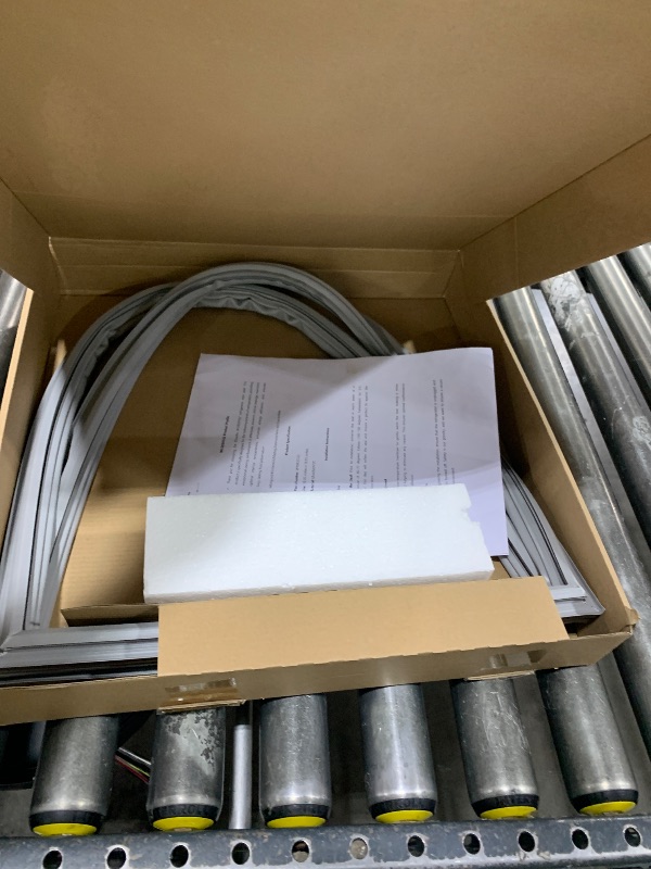 Photo 1 of W10830162 Refrigerator French Door Gasket (Gray) – Replacement for Whirlpool, Maytag, KitchenAid, Kenmore. 39.7"x16.9" Refrigerator Door Gasket Replacement AP6027233, 12723206AP etc.