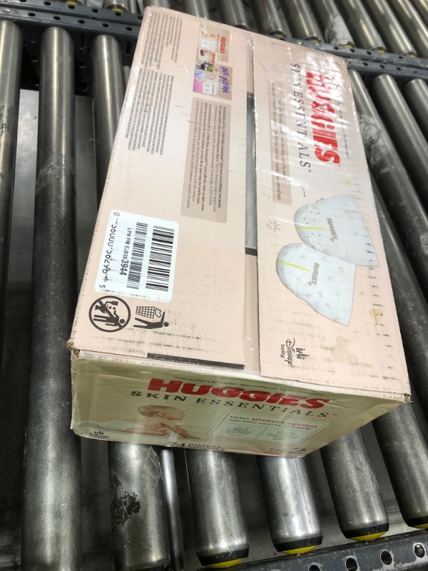 Photo 1 of Huggies Size 2 Diapers, Skin Essentials Baby Diapers, Size 2 (12-18 lbs), 74 Count, Packaging May Vary
