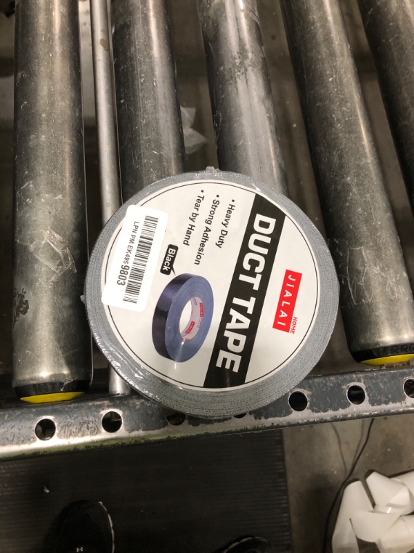 Photo 1 of JIALAI HOME Black Duct Tape, 1 inch x 60 yds, HeavyDuty, Flexible, No Residue, All-Weather Waterproof Tape, UV Resistant for Crafts & Home Improvement