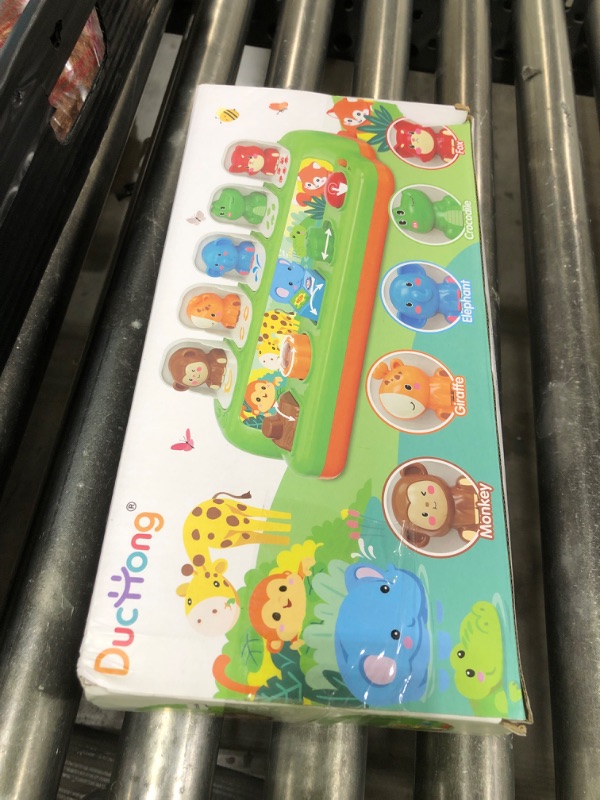 Photo 1 of Duchong Pop Up Toys for 1 Year Old Boy Girls, Interactive Cause and Effect Learning Toys with Music & Light for Baby 6 7 8 9 10 11 12 Months, Christmas Birthday 1st Gifts for Toddlers