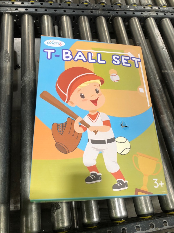 Photo 1 of Liberry Adjustable T-Ball Set for Kids and Toddlers, Includes Kids Baseball Bat, Adjustable Height Tee Ball Stand, 4 Balls and Weighted Base, Sports Game Toy Gift for Boys Girls (Pink)