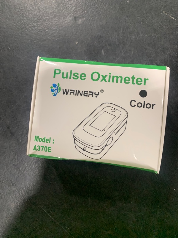 Photo 1 of Oxygen Saturation Monitor, Wrinery Premium Pulse Oximeter Fingertip, Oxygen Monitor, O2 Saturation Monitor, OLED Portable Oximetry with Batteries, Lanyard (Rose gold-Royal black)