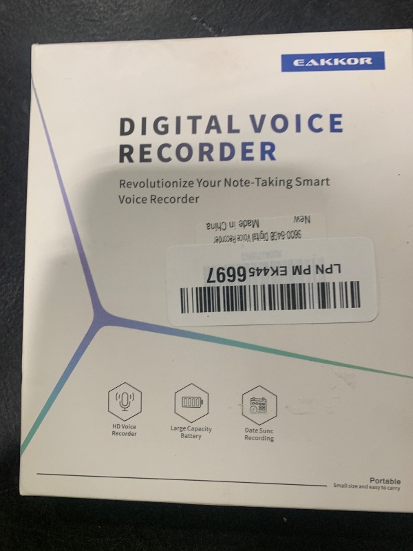 Photo 1 of Magnetic Voice Recorder,64GB Audio Recorder,Digital Voice Recorder with Al-Triple Noise Cancellation,Voice Activated Recorder with Playback,Mini Recording Device for Lectures,Meetings,Interviews